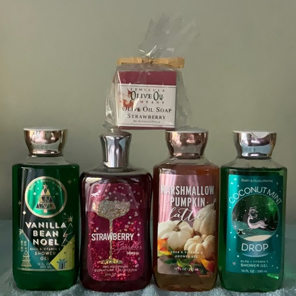 🛀 🍓 BATH & BODY WORKS SHOWER GEL AND SOAP 🛀🍓NWOT 🍓 - Picture 4 of 15